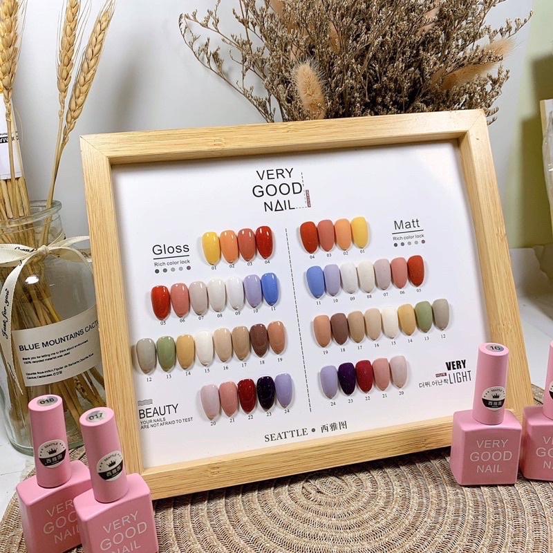 Set sơn very good nail 24 màu tặng bảng màu - LanChiNail