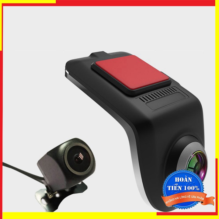 Camera hành trình trước và sau dùng cho xe ô tô sử dụng màn hình DVD Android: Mã DC-U5