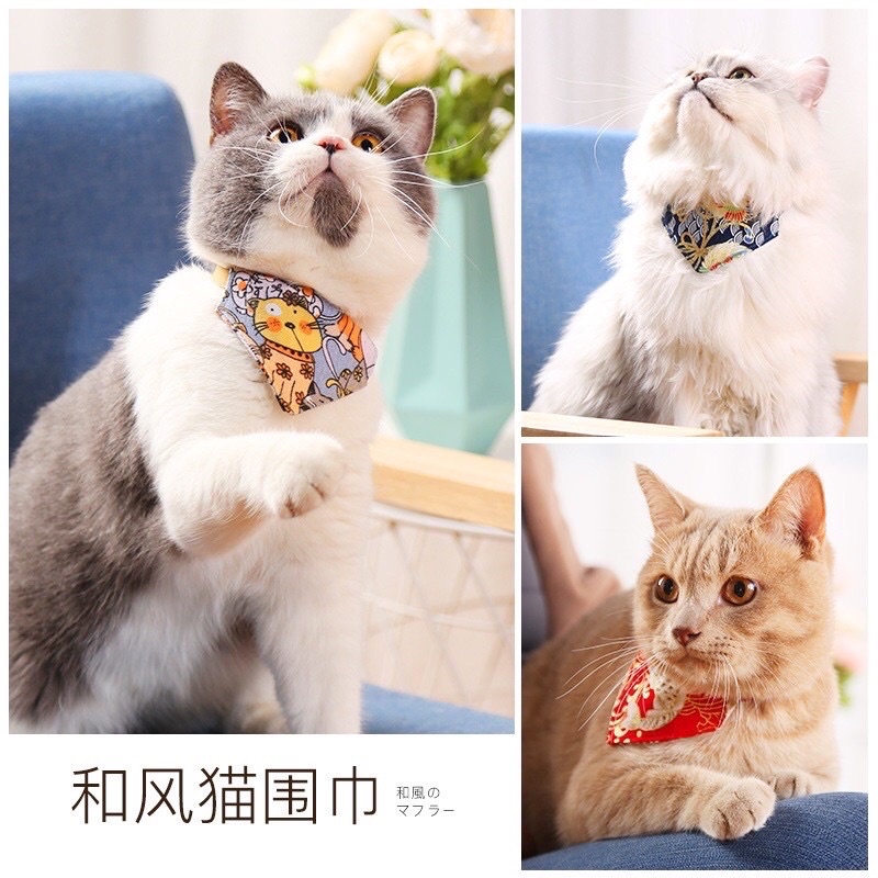 Khăn Vòng Cổ - Yếm Cổ Cho Chó Mèo Siêu Dễ Thương