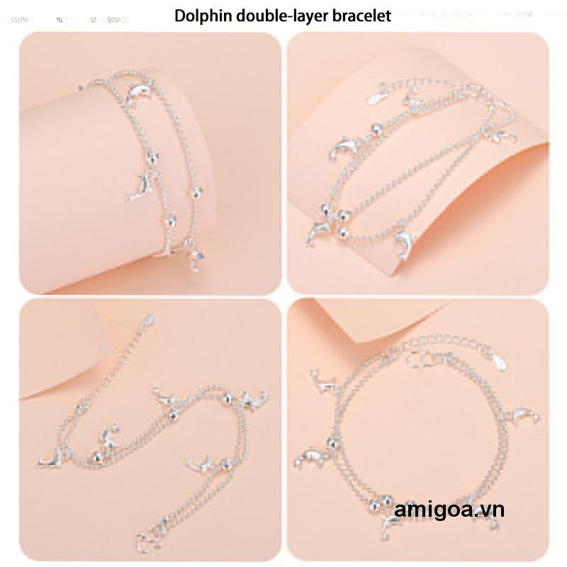 ✨✨Vòng Tay Bạc Xỏ Hạt Tròn Thời Trang