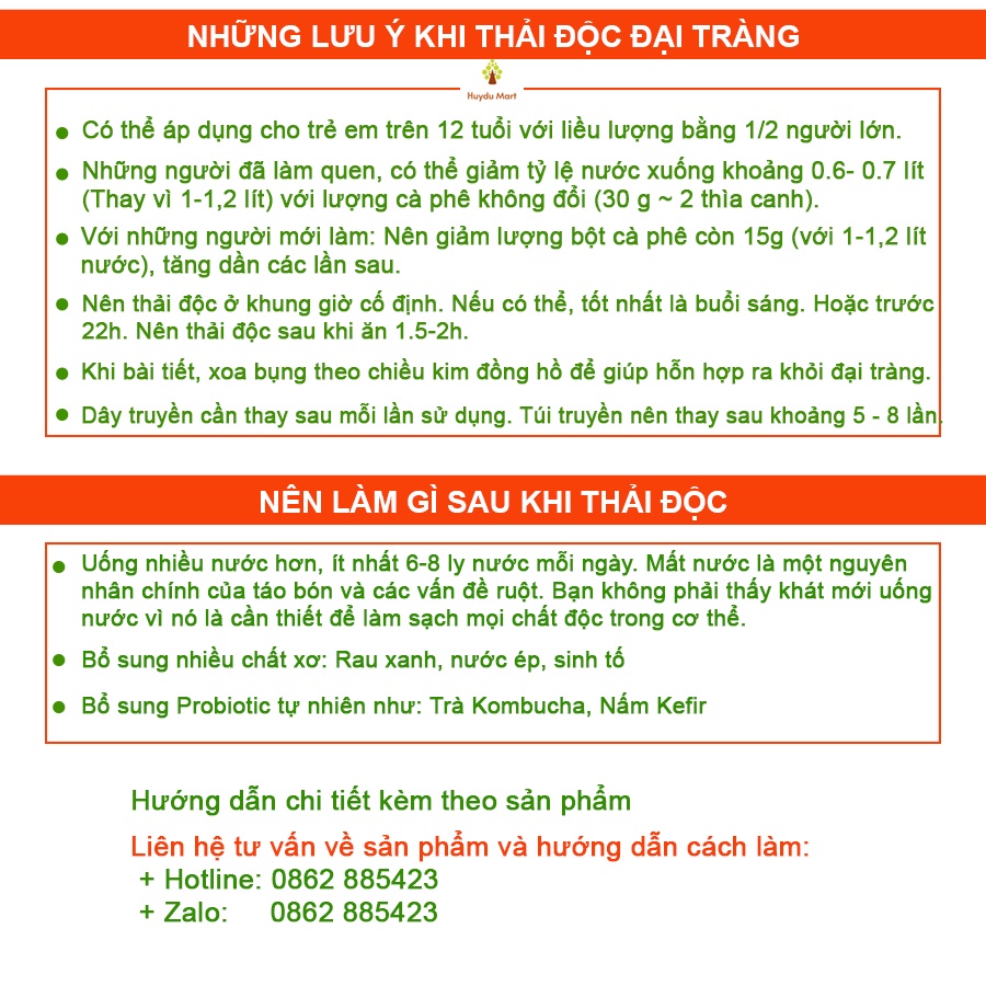 Cà phê thải độc đại tràng, cà phê enema hữu cơ chuyên dùng thải độc đại tràng Organic Coffee - Hàng chính hãng