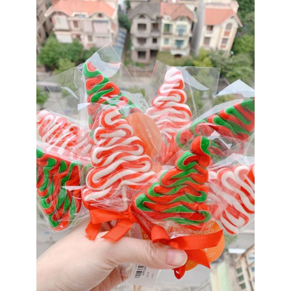 Kẹo mút hình cây - kẹo nghệ thuật handmade