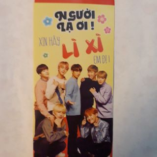 BAO LÌ XÌ BTS (6 bao/ xấp) 13 MẪU