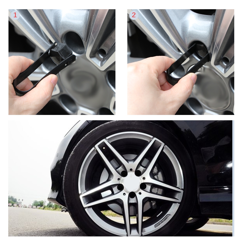 20 cái 17mm Xe Wheel Lug Nut Cover Universal Wheel Hub Vít Bao gồm Mũ bảo vệ chống bụi