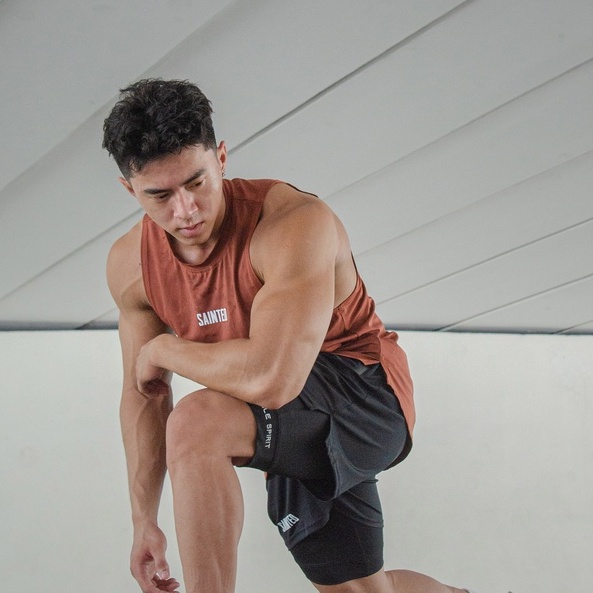 Áo Unbreakable Tanktop tập gym nam siêu co dãn - SAINTED