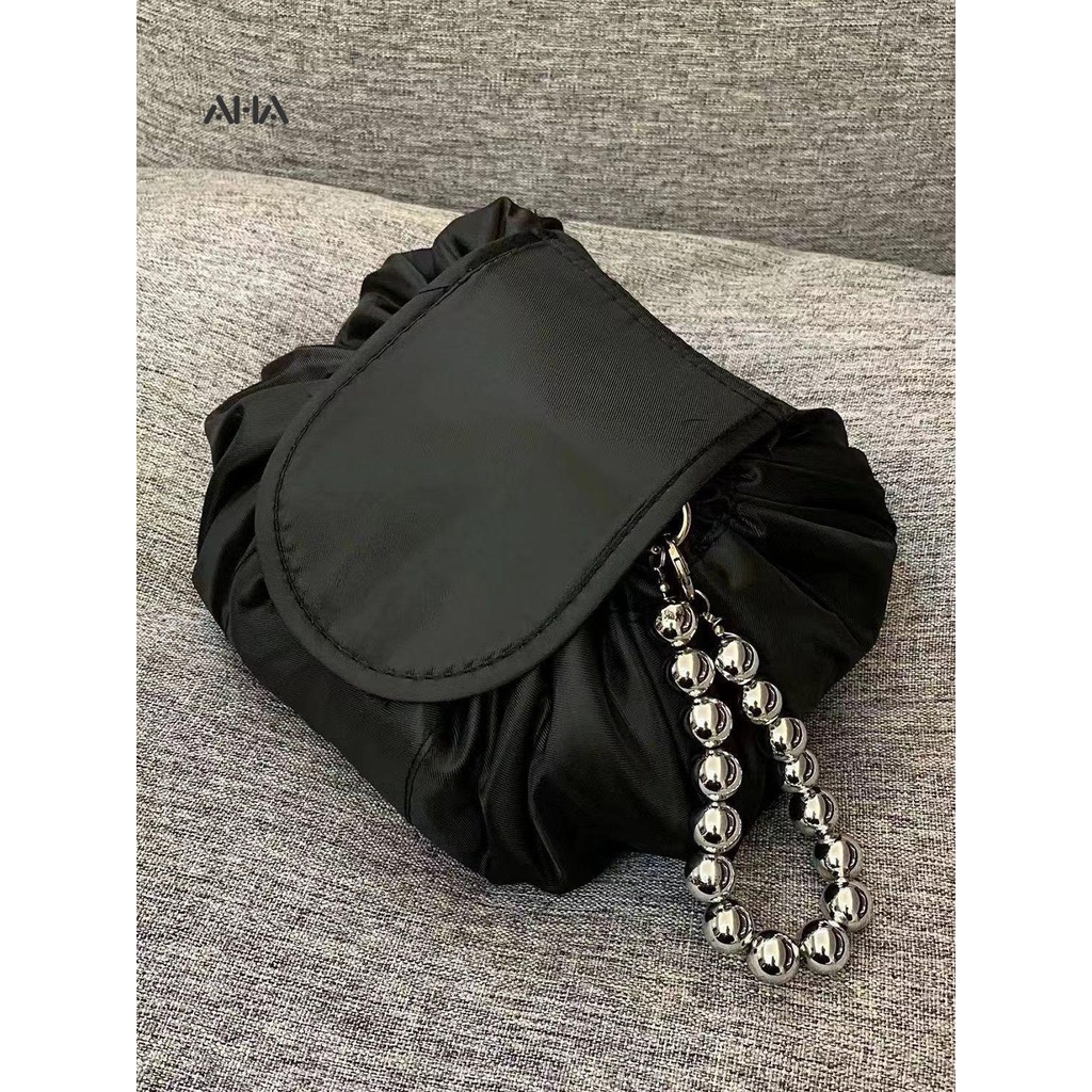 Túi đựng mỹ phẩm AHA OFFICIAL cỡ lớn dây rút tiện dụng khi du lịch