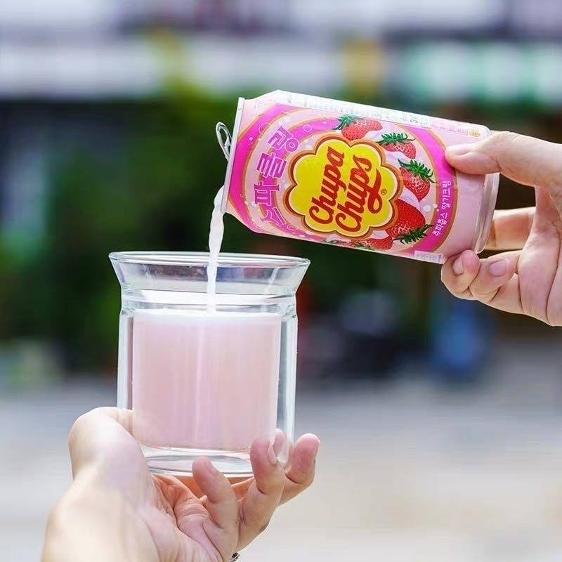 Nước ngọt Chupa Chups Hàn Quốc Lon 350ml - 3 Hương vị - Đồ uống nội địa Hàn Quốc