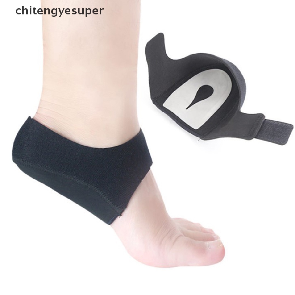Chitengyesuper Gel Heel Pad Pain Relief for Plantar Sock Worn in Shoes Thin Heel Spur Foot Care CGS