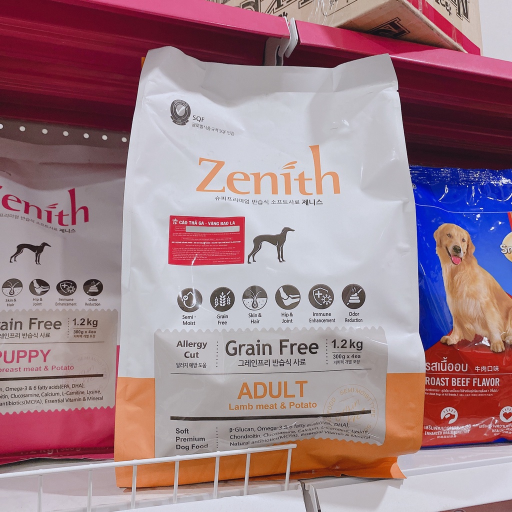 thức ăn hạt mềm cho chó ZENITH PUPPY/ ZENITH ADULT 1.2KG