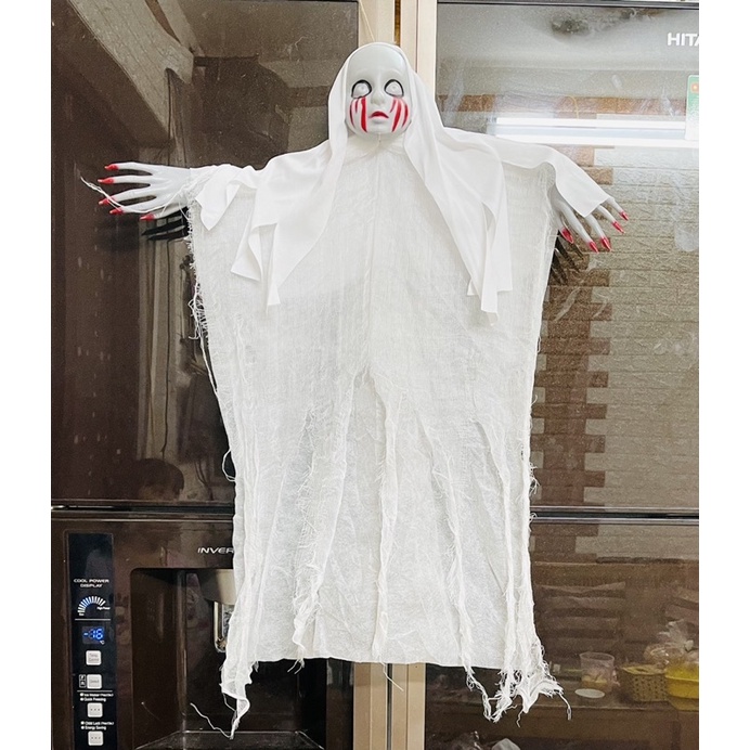 phụ kiện treo trang trí HALOWEEN 80cm x 1m/ ma treo trang trí HALOWEEN