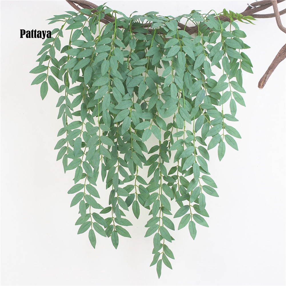 1 Chùm Lá Nho Nhân Tạo Treo Tường Trang Trí