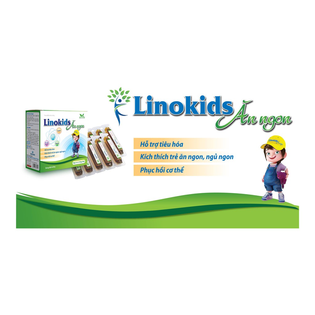LINOKIDS ĂN NGON cho bé ăn ngon, không còn lười biếng ăn