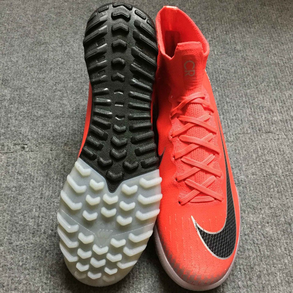 Giày đá bóng Superfly CR7 đỏ pha nhân tạo