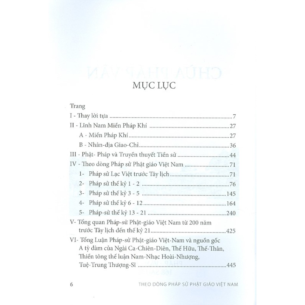 Sách - Theo Dòng Pháp Sử - Phật Giáo Việt Nam 200 Năm Trước Tây Lịch, Thế Kỷ 21