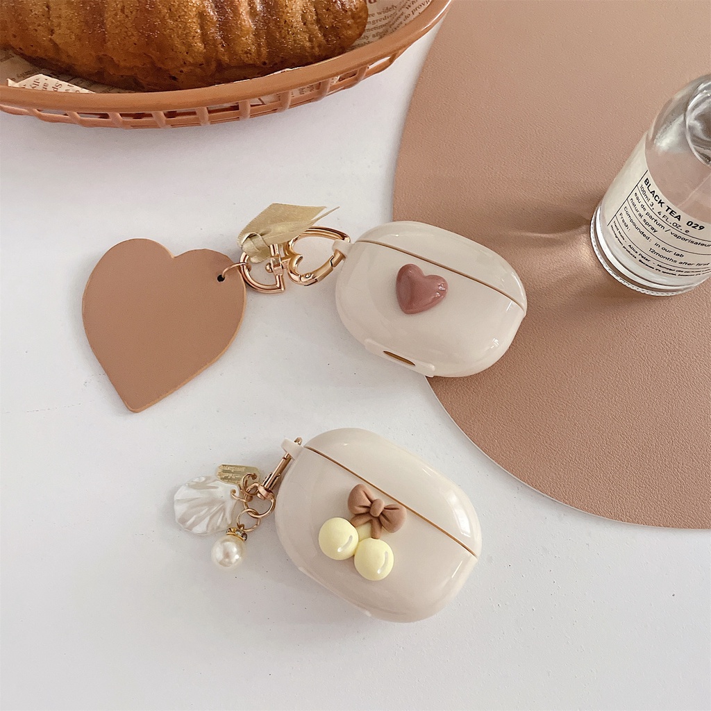 Vỏ Bảo Vệ Hộp Sạc Tai Nghe Bluetooth Không Dây Realme Buds Air3 Bằng TPU Mềm Hình Bướm/Trái Tim DIY