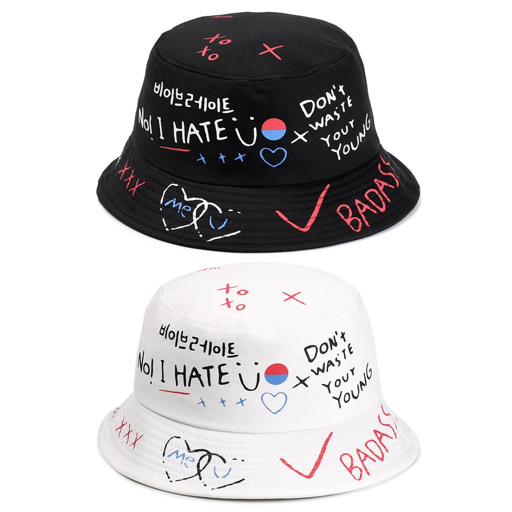 Mũ Bucket Chất Liệu Cotton Phong Cách Thời Trang Harajuku Dành Cho Nam Và Nữ