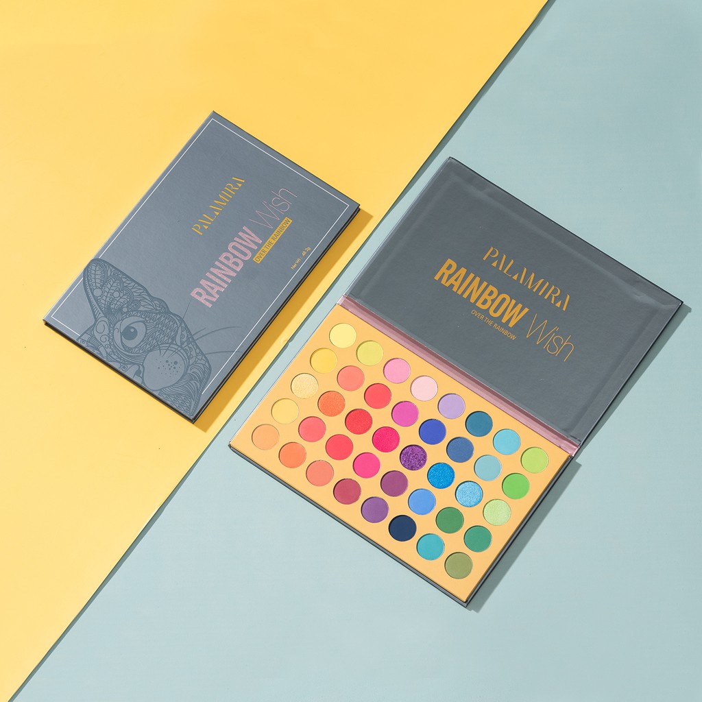Bảng phấn mắt BEAUTY GLAZED 40 màu tông nhũ và lì trang điểm lâu trôi