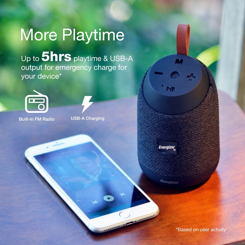 Loa Bluetooth Energizer BTS-061 [CHÍNH HÃNG PHÂN PHỐI VN, BẢO HÀNH 2 NĂM]