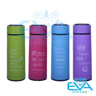 Bình Đựng Nước Thuỷ Tinh Giữ nhiệt lõi thuỷ tinh 450 ML - BGN04