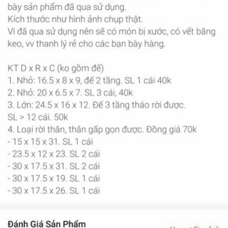 Thanh lý hộp trưng bày nhựa mica nhiều size
