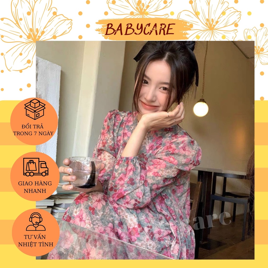 ĐẦM BẦU VOAN TƠ 2 LỚP- VÁY BẦU CÔNG SỞ THIẾT KẾ SANG CHẢNH-DÀI TAY DỄ THƯƠNG ĐI CHƠI,DỰ TIỆC