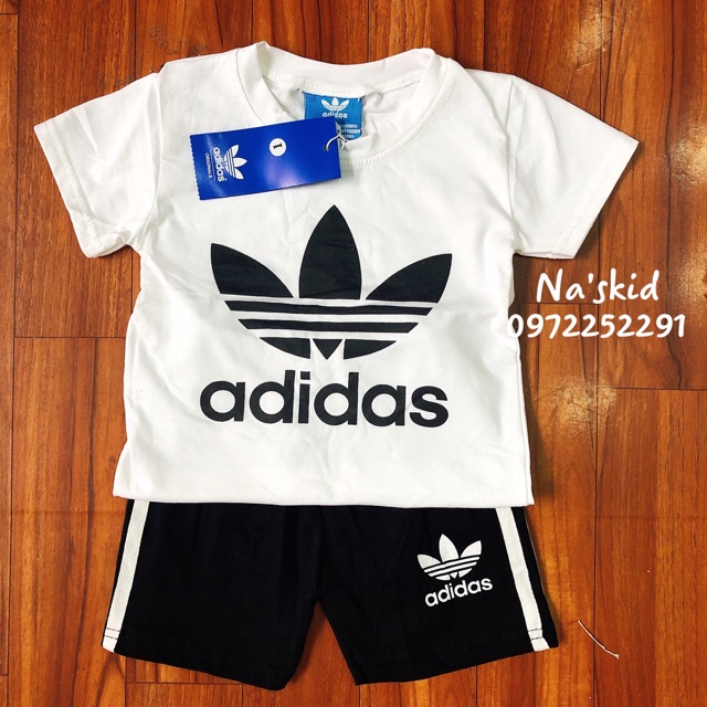 Bộ quần áo adidas các màu cho bé trai bé gái