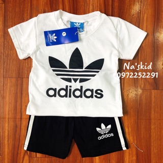 Bộ quần áo adidas các màu cho bé trai bé gái