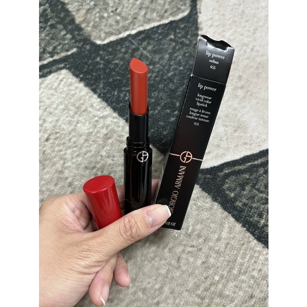 Son GIORGIO ARMANI LIP POWER - màu 200, 202, 400, 404, 405, 504