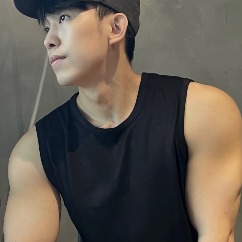 áo thun áo ba lỗ mỏng, vải cotton mát lạnh tập gym, mặc lót trong sơ mi, chạy bộ Stepn brand gió một chiều-taste of men