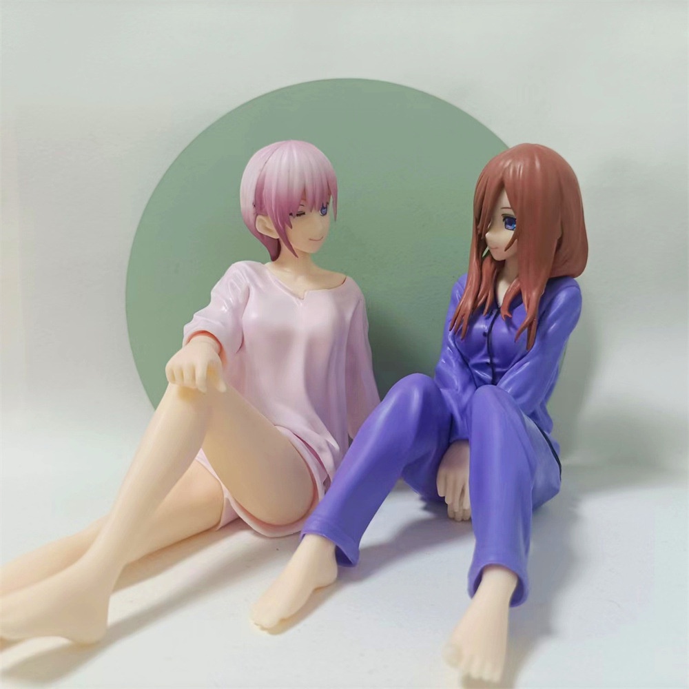 Set 5 Mô Hình Nhân Vật Nakano Ichika Nino Miku Yotsuba Itsuki Trang Trí