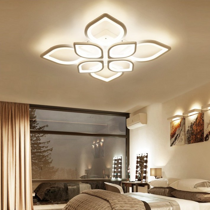Đèn Led ốp trần trang trí MAOKAI 3 chế độ sáng, điều khiển từ xa hiện đại