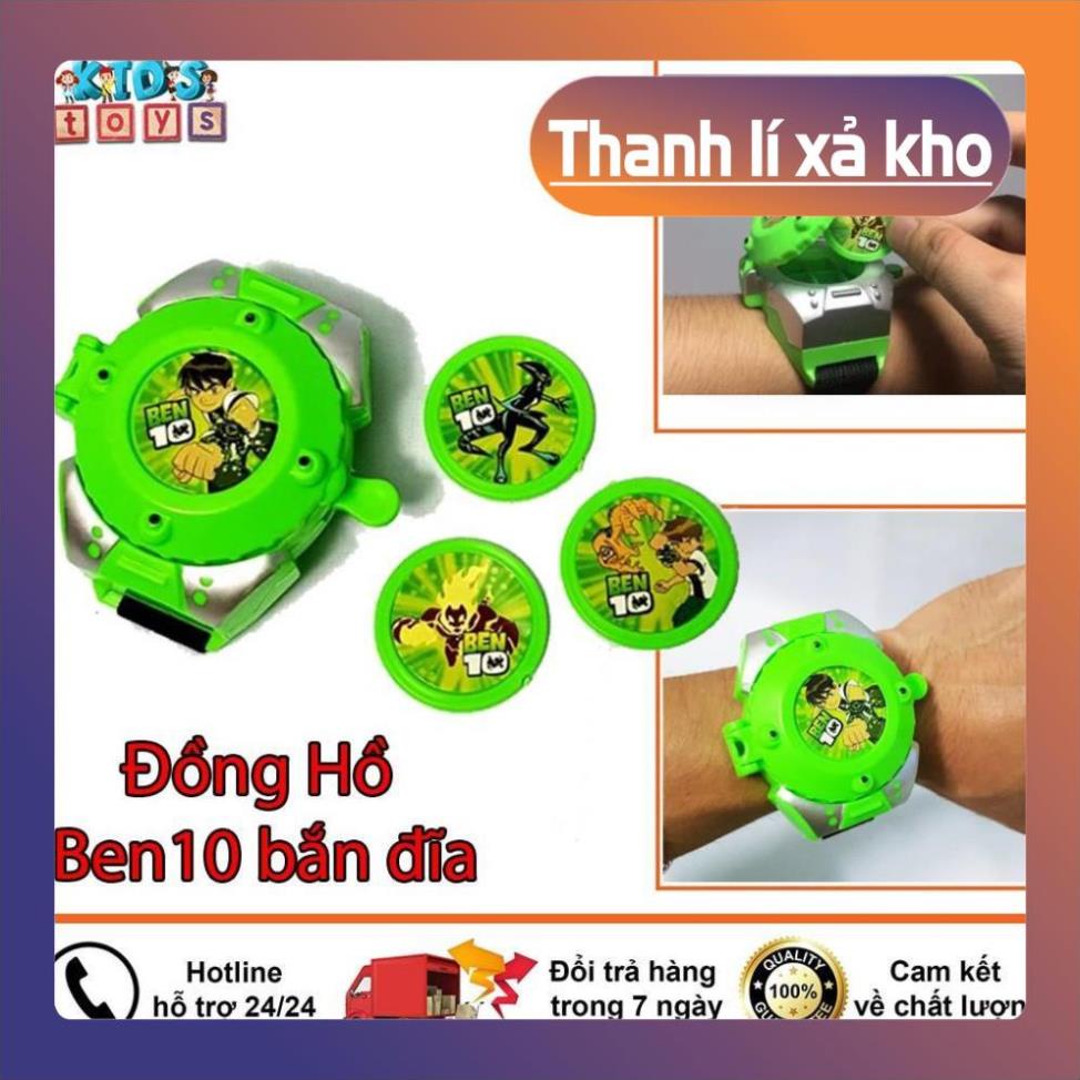 Đồ Chơi Đồng Hồ Ben 10 Cho Bé, Chiếu Sáng 24 Nhân Vật, Chất Liệu Nhựa ABS An Toàn Tuyệt Đối Cho Bé Sử Dụng
