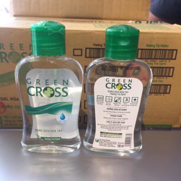 Nước rửa tay khô Greencroos 100 ml