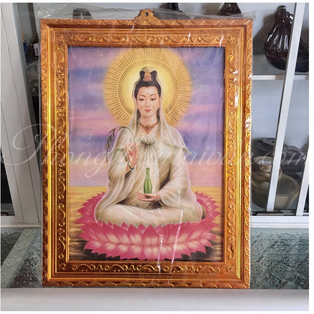 Bài vị Mẹ Quan âm 28,35cm