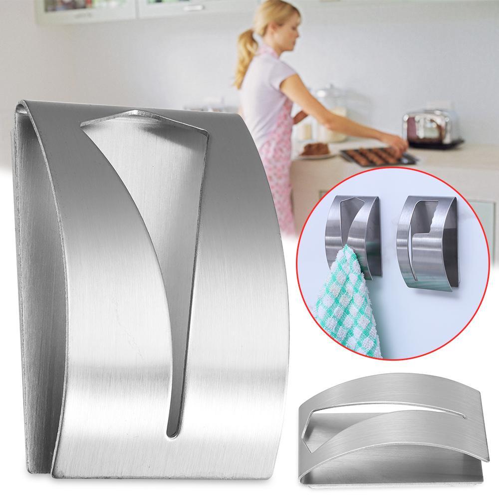 YOLA Móc Treo Khăn Gắn Tường Màu Bạc Hiện Đại Cho Nhà Tắm