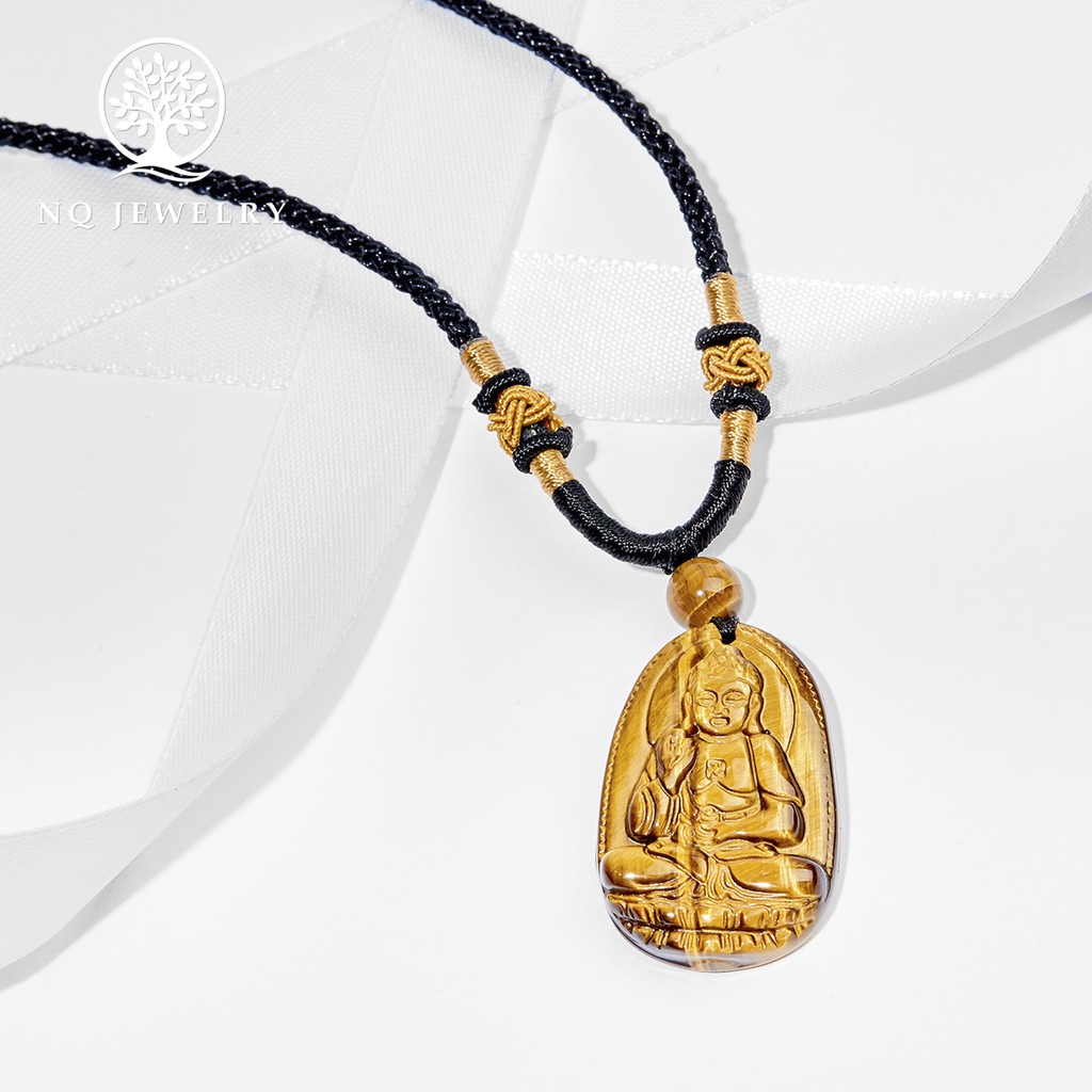 Dây chuyền phật bản mệnh vàng nâu - NQ Jewelry
