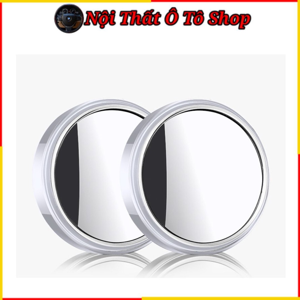 Gương Cầu Lồi Ô Tô Trắng Tĩnh Điện Xoay 360 Độ - Gương Xóa Điểm Mù | Nội Thất Phụ Kiện Chính Hãng - Nội Thất Ô Tô Shop