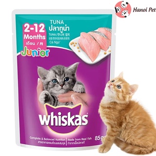 💯💯💯 Pate cho mèo con Whiskas Junior - Mượt lông - tăng thị lực💯💯💯