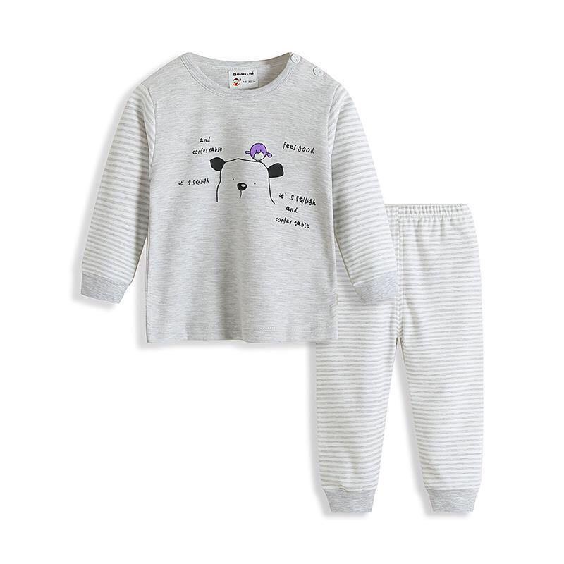 Bộ thu đông cotton organic HC KIDS TBKS118 siêu phẩm cho bé trai bé gái từ 1-5 tuổi