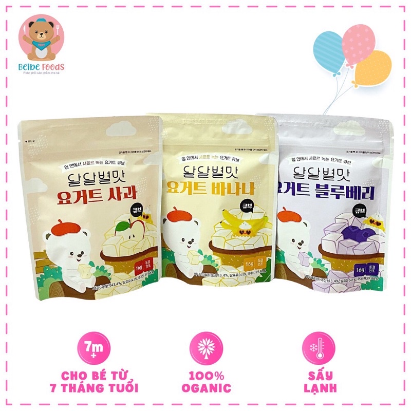 Sữa chua khô hoa quả sấy lạnh SAMTO Hàn Quốc