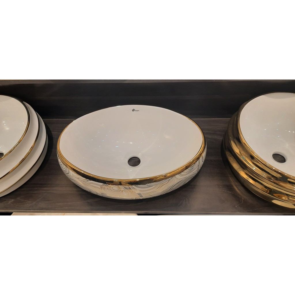 Chậu lavabo treo [HÀNG BẢO HÀNH 10 NĂM] , chậu lavobo LC03 men tuyết phủ Nano cao cấp kèm ảnh thật video | BigBuy360 - bigbuy360.vn