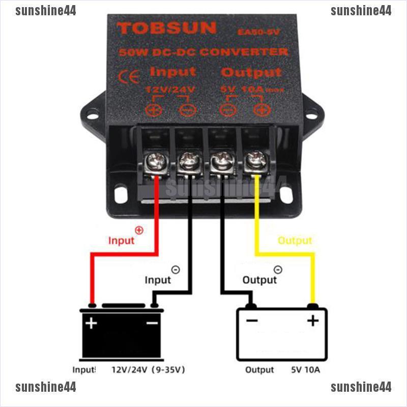 Mô đun hạ áp DC 12V/ 24V xuống còn 5V 3A 15W