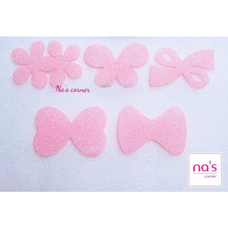 Miếng dán tóc dán mái tự dính nhũ kim tuyến giúp cố định tóc cho trang điểm rất tiện lợi màu vintage