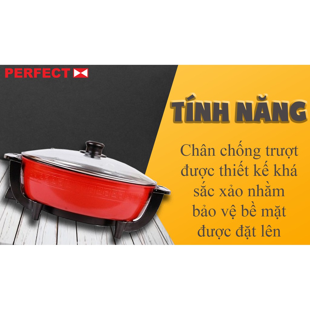 [Mã ELHADEV giảm 4% đơn 300K] Nồi lẩu 2 ngăn perfect