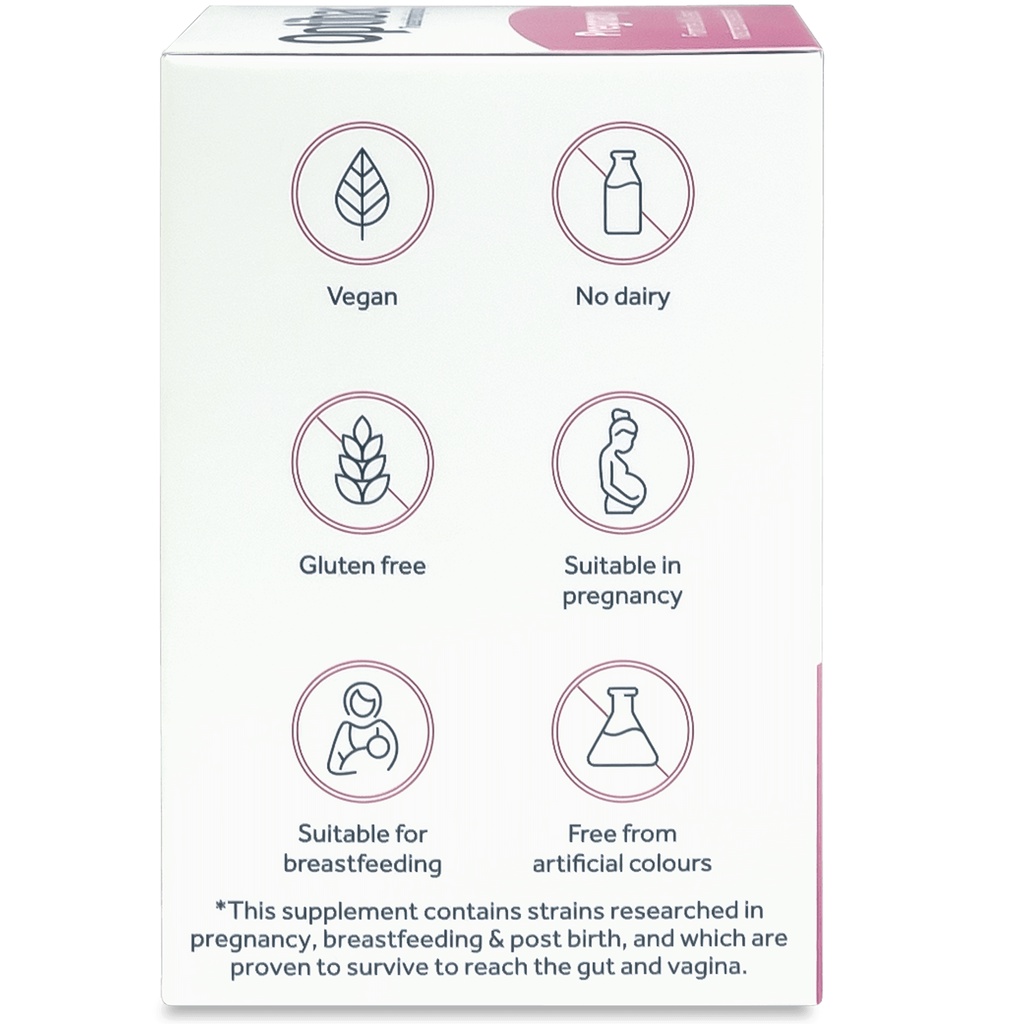 Men vi sinh cho bà bầu, bú Optibac Probiotics For Pregnancy 30 viên