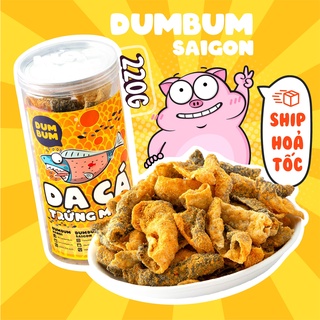 Da cá hồi trứng muối DumBum 220g đồ ăn vặt Sài Gòn vừa ngon vừa rẻ