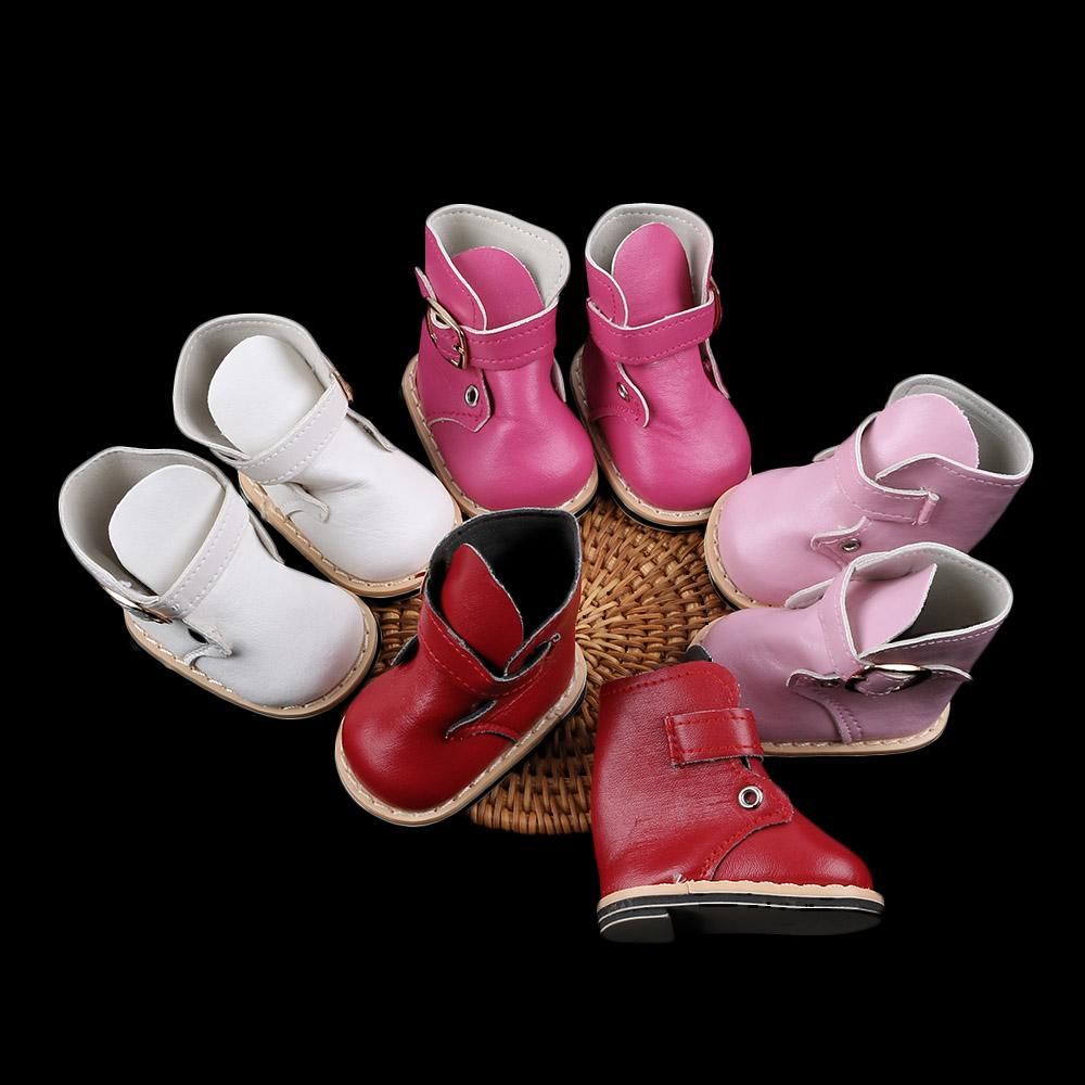 Đôi giày da PU nhiều màu cho búp bê 18 inch