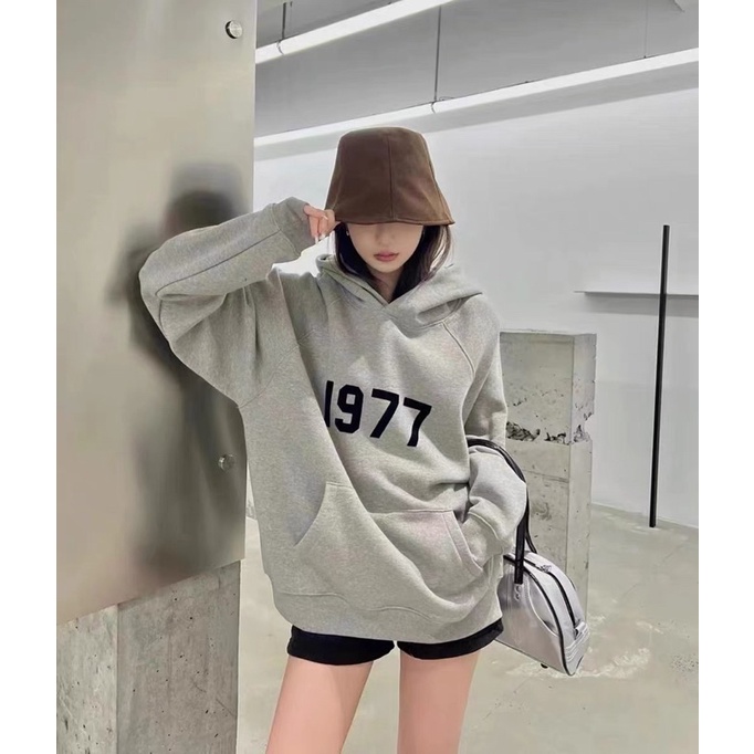 Áo khoác Hoodie cotton [CÓ ẢNH THẬT] áo khoác hoodie form rộng chất vải nỉ cotton siêu đẹp 1977