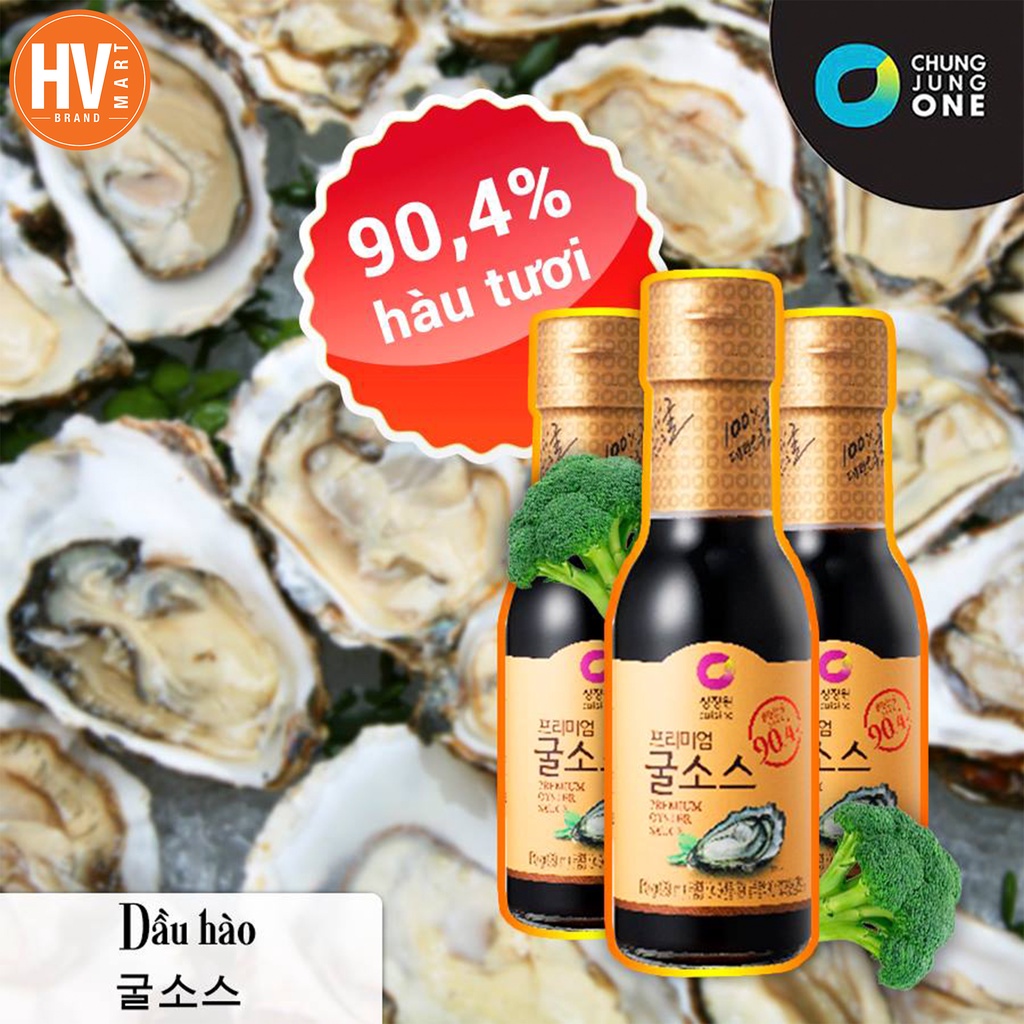 [Siêu Ngon] Dầu Hào Chung Jung One Cao Cấp Hàn Quốc 260g Có Hàm Lượng Hào Tươi Lên Đến 90,4%,