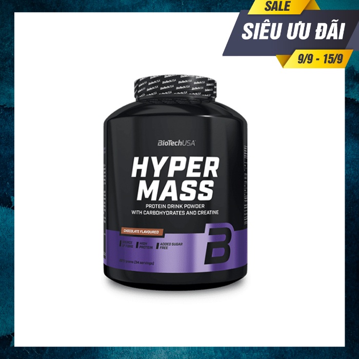 Sữa Tăng Cân HYPER MASS BioTechUSA Hộp 4kg